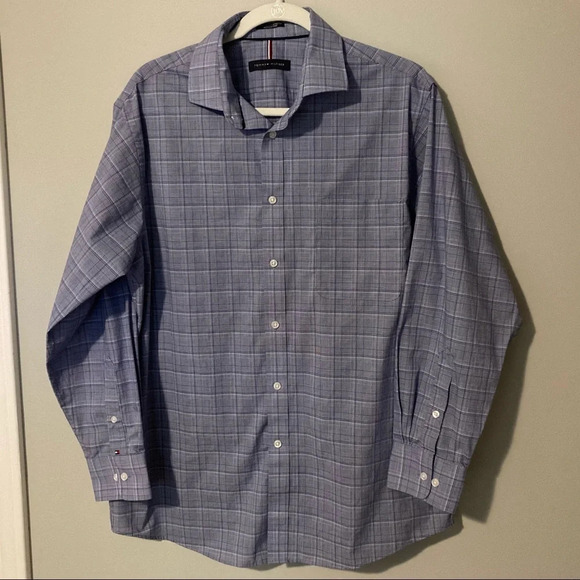 NWOT Tommy Hilfiger Long Sleeve Dress Shirt L (16-16 1/2 32/33) - Picture 1 of 15